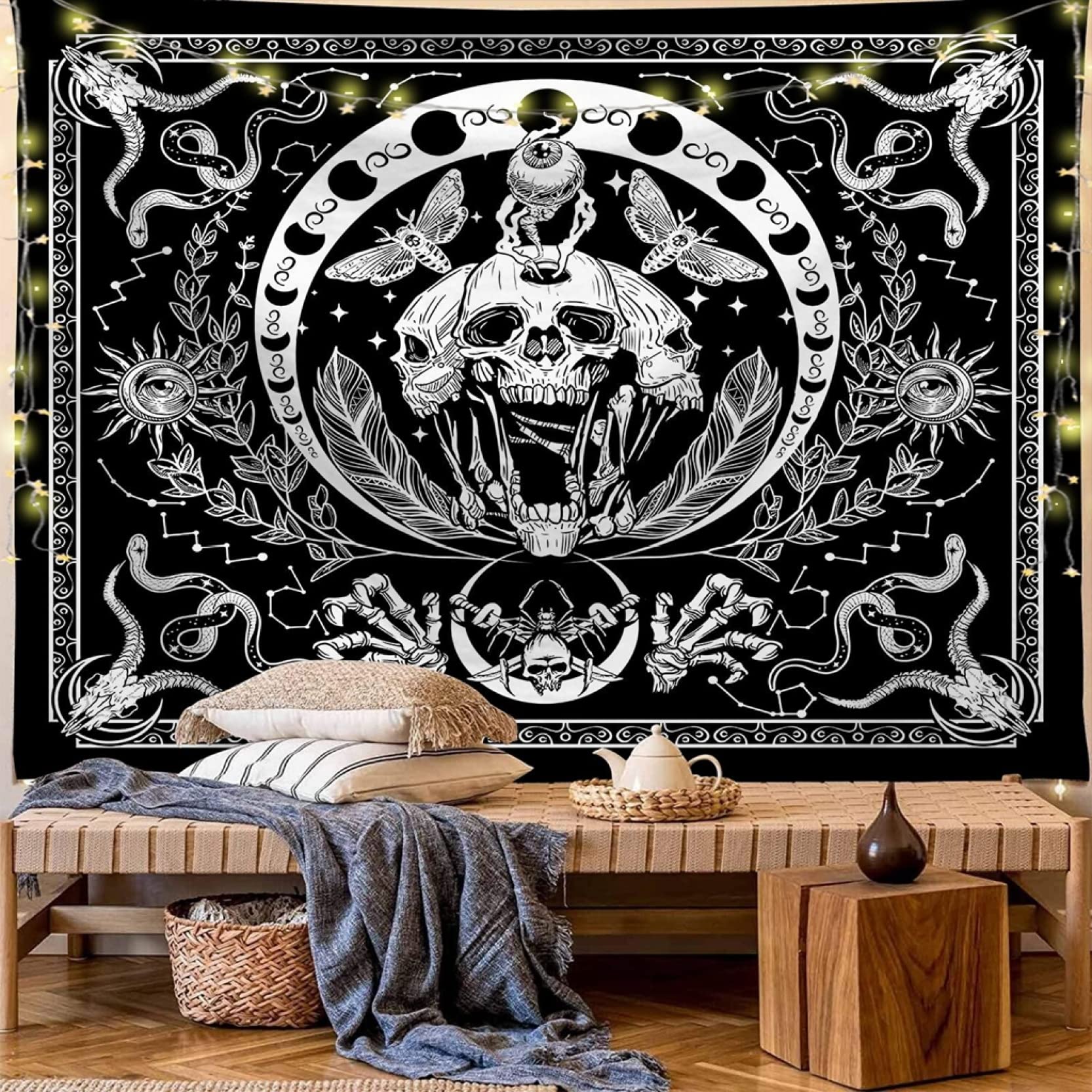 マンダラボヘミアン】 タペストリー 210×150cm 曼荼羅 布ポスター